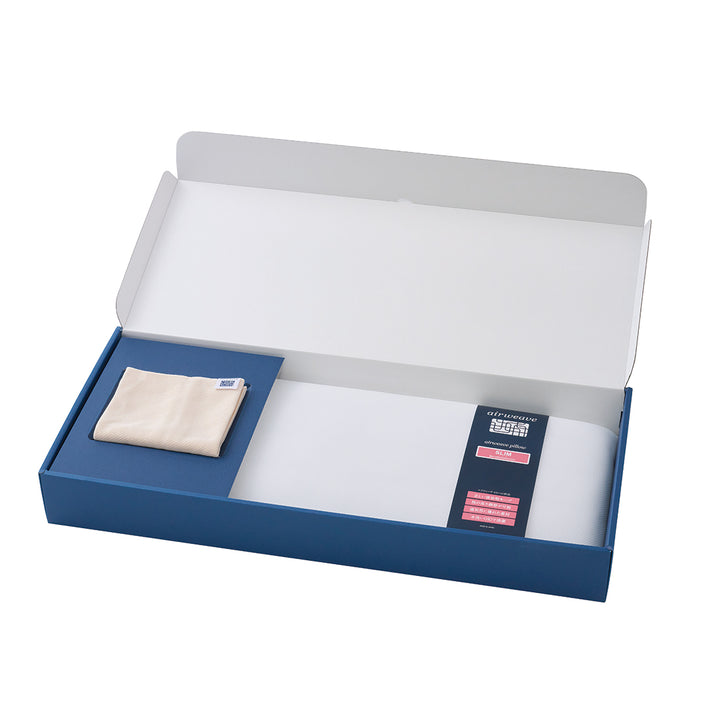 ゆるり【新品未開封、保証書付】airweave ピロー スリム エアウィーヴ ピロー スリム ギフトBOX仕様 – sleep.airweave