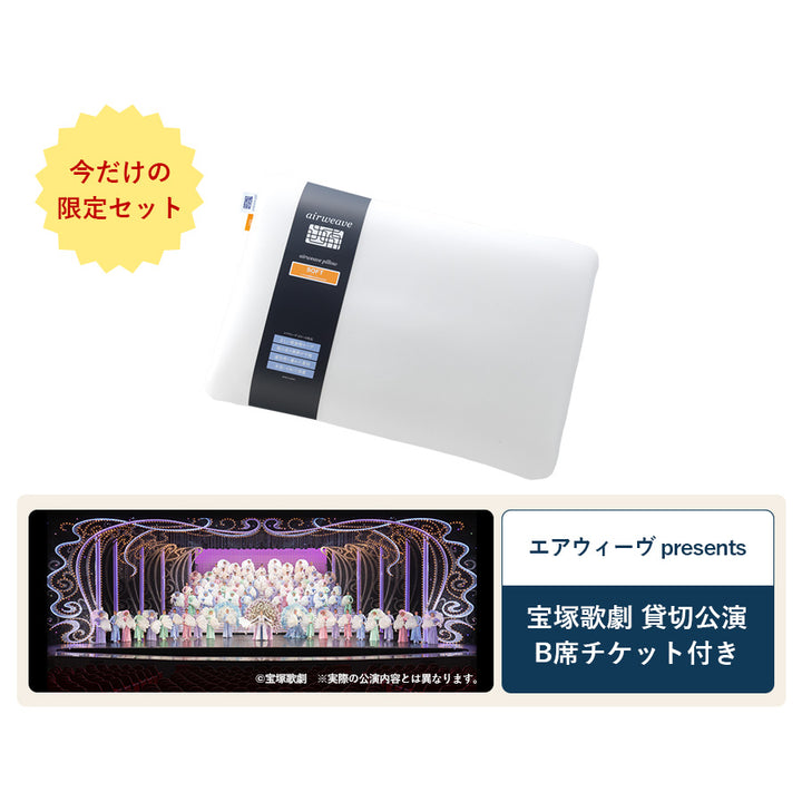 特別販売】エアウィーヴ ピロー ソフト＋宝塚歌劇 B席チケット（1枚